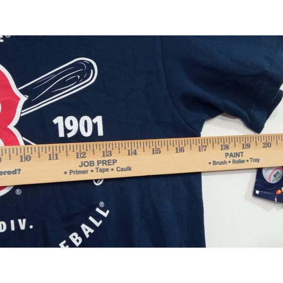Soft As A Grape Women's T- Shirt Boston Red Sox Short Sleeve Blue Size Small - Picture 9 of 12